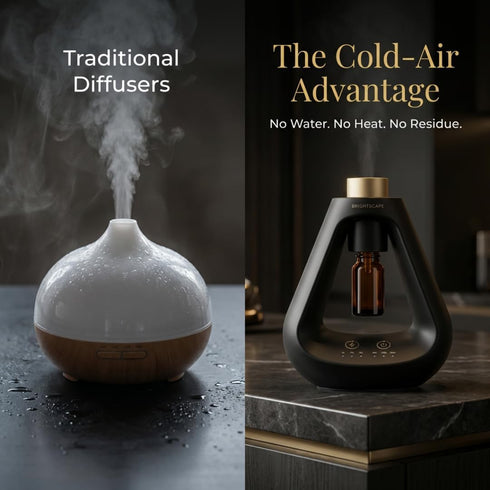 Set 2 0.33 oz Apex Starter Waterless Aromatherapy Diffuser + Fragrance Oils | Cold Air Nebulizing | Cabana & My Way fl