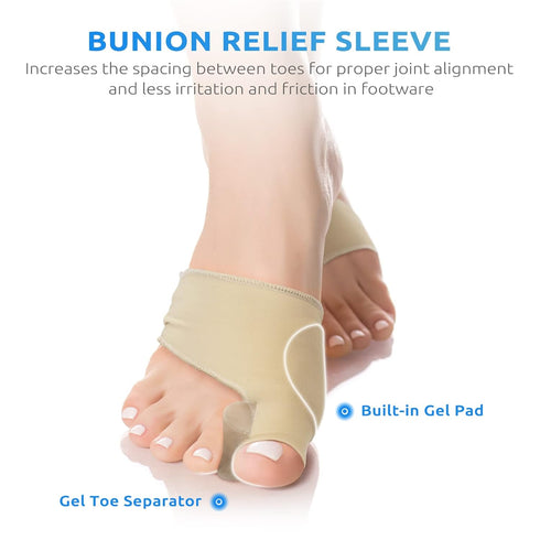 Bunion Corrector Kit for Women & Men, 7Pcs Orthopedic Splint, Big Toe Straightener for Pain Relief