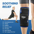 Hilph XL Ice Pack Wrap for Knee, Reusable Gel Large Ice Pack for Pain Relief, Hot Cold Therapy (Black)