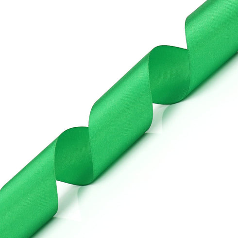 25 Yards 1-1/2 inches Wide Satin Ribbon for Wedding, Party and Gift Box Packaging (Green, 1-1/2")
