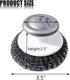 Stainless Steel Wool Scrubber with Handle, Heavy Duty Dish Scrubber, Steel Brush for Cleaning Pots, Pans, Grills, Sink (4 Pack) by Shineyid