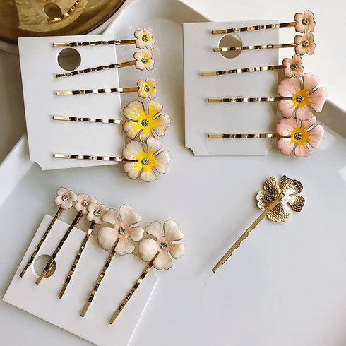Xerling Wedding Hair Pins - Flower Bridal Hair Clips Decorative Hair Jewelry Accessories Pack of 5