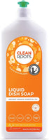 Liquid Dish Soap, EcoGarantie Certified 100% Organic & Natural, Dermatologically Tested & Approved, Scented with Organic Orange Essential Oil, Pack of Three 24.6 fl oz (730 mL) Bottles
