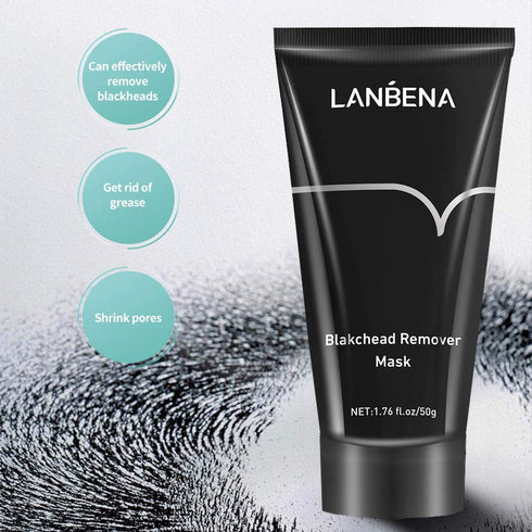 MIESCHER Blackhead Removal Mask - Peel Off Facial Black Mask for Deep Pore Cleansing and Skin Brightening