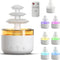 ZORIC Cloud Rain Humidifier & Essential Oil Diffuser with 7-Color LED Mood Lights,