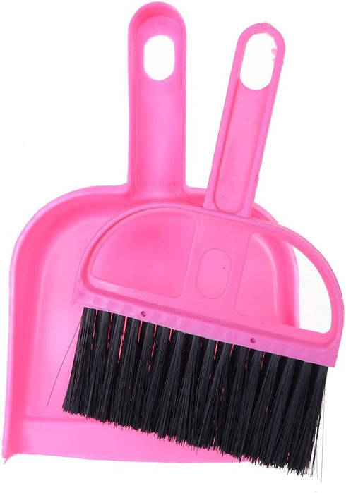 Mini Cleaning Brush and Dustpan Set, Desktop Sweep Broom for Computer Keyboard, Set of 3