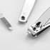 QLL 4 Pcs Nail Clippers for Fingernails and Toenails - Sharp Stainless Steel Clipper with Swing Out Nail Cleaner/File