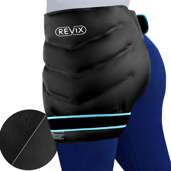 REVIX Extra Large Hip Ice Pack Wrap, Reusable Cold Pack for Bursitis and Hip Replacement Surgery