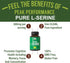 Peak Performance L-Serine Capsules 500mg, Best Brain and Nootropic Amino Acids, Non-GMO Supplement (60 Servings)