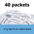 Sinus Rinse Kit with 40 Salt Packs - Neti Pots - Nasal Irrigation - BPA Free Nose Wash Bottle for Sinus Relief