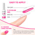 RARJSM Gel Liner Nail Art Polish Set of 6pcs, Popular Colors Black White Pink Rose Red Glitter Silver Gold, 8ml for DIY