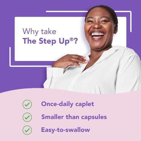 BariMelts The Step Up Once Daily Bariatric Multivitamin with Iron - 60 Caplets, Sugar-Free