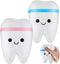 Hungdao 2 Pieces Jumbo Tooth Slow Rising Toy, Dental Tooth Toys for Stress Relief