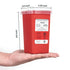 Alcedo Sharps Container for Home Use, 1 Quart Biohazard Needle and Syringe Disposal, Portable for Travel