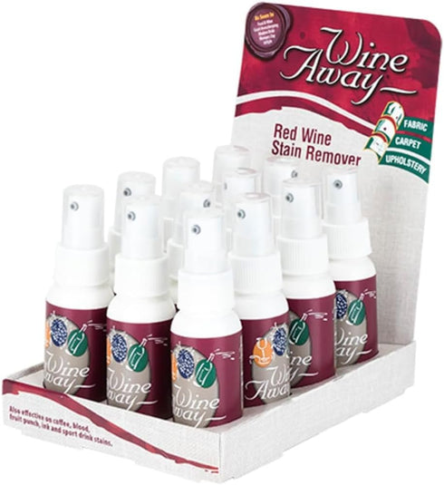 Wine Away Red Wine Stain Remover - 2-oz. Travel-Friendly Size for Clothing, Carpet, and Fabrics - Removes Fresh and