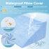 Wedge Pillow for Side Sleeping Positioning Wedges for Bed Sores Turning Medical Rolling Pillow for Elderly Waterproof
