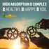 Vitamin B Complex Liquid Drops with Fast Absorption - Super B Liquid Complex Vitamins B2, B3, B5, B6 & B12