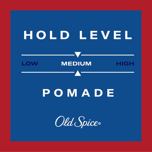 Old Spice Hair Styling Pomade for Men, Medium Hold No Shine, 2.22 Fl Oz Each, Twin Pack