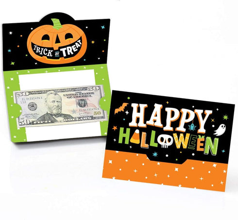 Big Dot of Happiness Jack-O'-Lantern Halloween - Kids Halloween Party Money and
