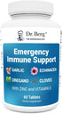 Dr. Berg Emergency Immune Support with Echinacea, 60 Tablets, Herbal Extracts with Vitamin D & Zinc