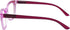 OCCI CHIARI Clear Reading Glasses for Women, Stylish Readers in Purple, 6.0, Available in Multiple Strengths
