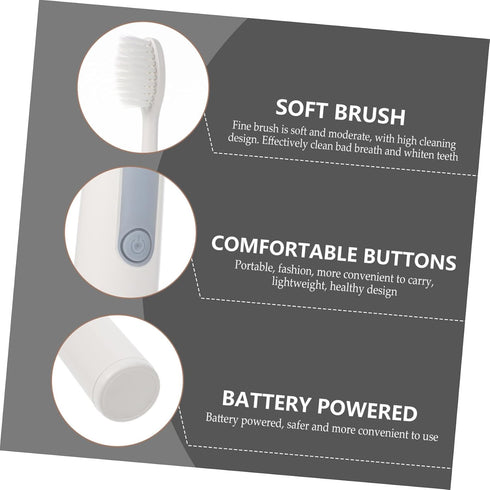 Mipcase Electric Toothbrush for Adults with Waterproof Soft Bristles, Rechargeable Sonic Toothbrush Deep Cleaning Oral