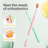 Y-Kelin 2IN1 Orthodontic Braces Toothbrush with interdental Brush