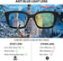 JiSoo Large Frame Reading Glasses, Blue Light Blocking for Women and Men, Fashion Blue Light Readers 1.75, Stylish,