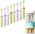 Kids Toothbrushes, 8 Pack, Soft Bristle Toothbrushes for Ages 2-12, Cute Multicolor Design for Boys and Girls, Durable