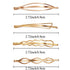 Messen Hair Pins Set Geometric Hair Clips Metal Hairpin Minimalist Hair Styling Jewelry Accessories (8 Pieces, Style 7)