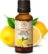 Lemon Essential Oil 1.0 Fl Oz (30ml) - Citrus Limon - Italy - 100% Pure & Natural - Aromatherapy - Relax - Diffuser - Nails Care