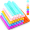 40 Pieces Travel Toothbrush Holder Case, Portable Plastic Storage Containers for Traveling