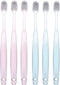 Firm Bristles Toothbrush, 6pcs Crystal Handle Oral Health Care Adult Toothbrush