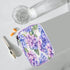 Skerhhux 7 Purple Flower Print Pill Case Travel Pill Organizer Weekly Day Portable with Zipper Medicine Box Pill Case