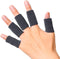JBM Finger Sleeves 5 Pack, Sport Finger Brace Protector Compression Sleeve for Arthritis