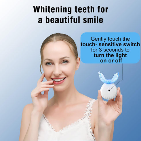 Light,10X Teeth Whitening More Powerful Blue Led Light Connected with USB, Non-Battery Teeth Whitening LED Light