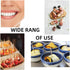 HOPELF 1200 Count Bamboo Toothpicks, Double-Points Wooden Toothpick for Appetizer, Barbecue, Cocktail, Teeth Cleaning