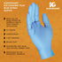 KLEENGUARD G10 (54186), 4 (100 Comfort Plus Blue Nitrile Gloves Mil, Ambidextrous, Touchscreen Compatible, S