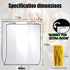 PEOKPIPLE 100 Pack Bakeries11"x4"x18" Reusable Bread Bags for Homemade Bread & Sandwich Bread Clear Plastic Storage