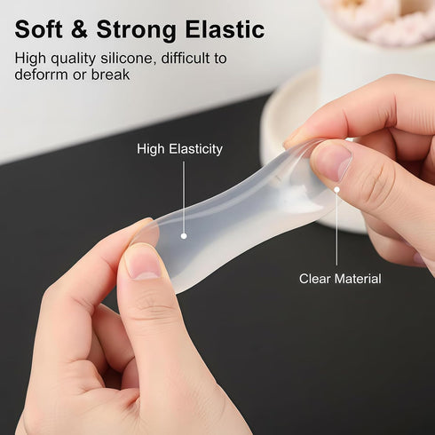 VASANA 36PCS Round Shape Soft Silicone Gel Adhesive Heel Grips Pads Liner Anti Slip Non-Slip Stickers Anti-wear Insole