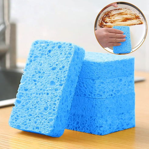 24-Pack Non-Scratch Scrub Sponges for Dishes, Cleaning Sponges for Kitchen Home and More (Blue)