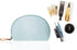 Small Makeup Bag for Purse, Portable Waterproof Cosmetic Bag, Travel Makeup Pouch for Women (Nylon, Sky Blue)