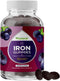 Natural Multivitamin Iron Gummies for Adults, Gummy Vitamins with Iron and B Complex Vitamins, 60 Count