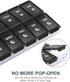 XL Weekly Pill Organizer, Fullicon Extra Large Daily Pill Box for Twice a Day Vitamin/Fish Oil/Supplements