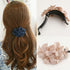 LOVEF3 Pcs Fashion Handmade Women Girl Flower Banana Barrette Hair Clip, 11.5 * 6 CM, Black Pink Navy