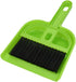 Pet Cage Broom Brush Dustpan Set - Small Cat Litter Sweeper & Car Keyboard Brush (Green)