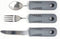 Bendable Cutlery Set, Includes Fork, Knife, and Spoon for Easy Use