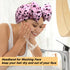 Shintop Women Fashion Soft Carol Fleece Bowknot Makeup Shower Elastic Hair Band (Pink)