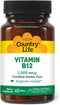 Country Life Vitamin B-12, 1000 mcg, 60 Tablets