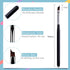 Oblique Head French Tip Nail Brush, Black Handle UV Gel Acrylic Painting Drawing Pen, Pack of 1